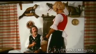 Beautiful farm girl fucked outdoor by horny neighbor