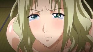 Busty anime threesome fucked and facial cummed