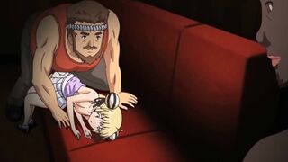 Cute Japanese hentai gangbang