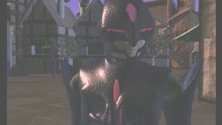 3d anime batgirl hot riding dick
