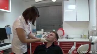 Gorgeous doctor tries a new treatment on her favorite patient
