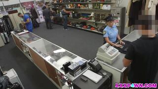Ms Police Officer Gets Fucked In The Pawnshop
