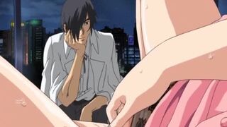 Beauty Japanese anime gangbang in the public show