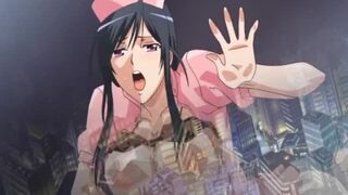 Japanese anime nurse dildoed ass and pussy