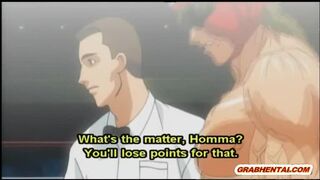 Anime caught and hard fucked by monster