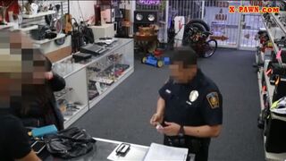 Couple bitches try to steal and slammed by nasty pawn dude