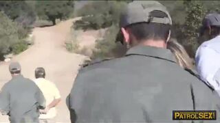 Amateur slut Sophia Torres fucked by Border Patrol agent