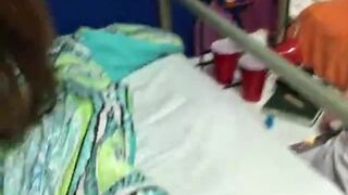 Cute College Girls In Very Wild Dorm Orgy