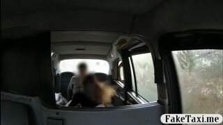 Huge tits amateur babe nailed by pawn man in the cab