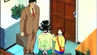 Roped hentai mom with bigboobs gangbang by bandits