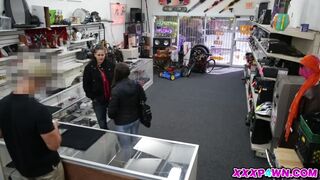 Two Bitches Tried To Shoplift At The Pawnshop