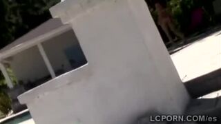 Beautiful Spanish teen enjoys a massive black dick