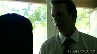 Mature perv takes shower with horny stepdaughter Maddy