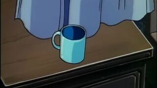 Bondage Japanese anime sucking cock and fingering ass
