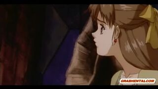 Japanese maid anime hardcore fucked by her master