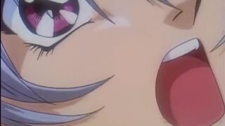 Bondage hentai gets licked her pussy