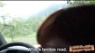 Cute amateur brunette teen Tina Hot screwed by stranger