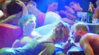 Real Bisexual Party in Public
