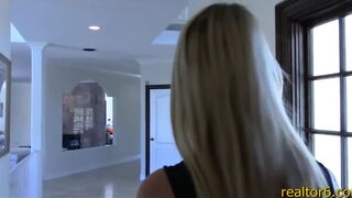 Blonde wife fucks her real estate agent when hubby is away