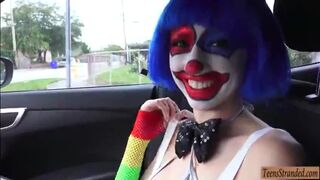 Pretty teen babe Mikayla Mico gets pussy slammed in public