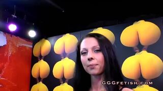German girls swallows cums from horny cocks