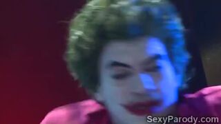 Joker fucks 2 crazy hotties in XXX parody of Batman