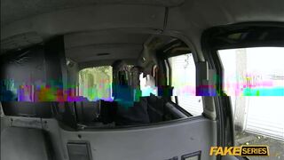 Blonde Teen gets a splash of cum on her belly by a driver