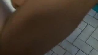 Black Whore Gets Poked By Lovers White Cock