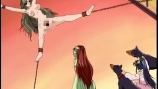 Busty anime chains and creampie