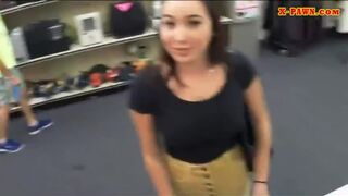 Coed doing sexy lap dance and gets fucked by pawn keeper