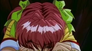 Hentai coed showing her pussy