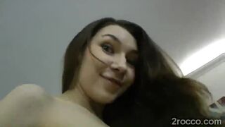 Stacy snakes beautiful young ass destroyed by Roccos dong