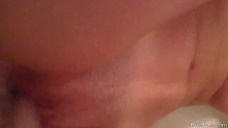 Selfie water masturbation video in the bathroom