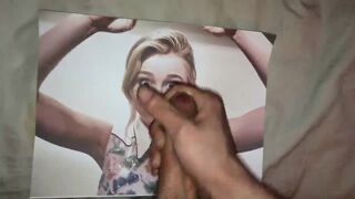 Chloe Moretz cum tribute 7