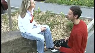 cute teen picked up for first anal