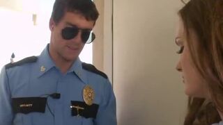 Hot Vixen Holly Hansen Gropes Police Officer
