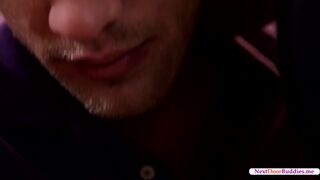 Alex Greene wraps his mouth with Bridger Watts gigantic dick
