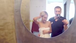 Gorgeous Young Chick Plays With Mature Suitor