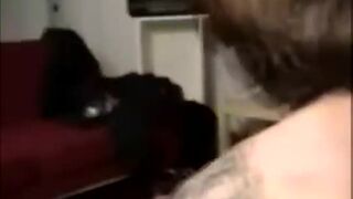 Busty brunette MILF has an adventure with a college guy