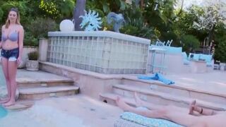Blondie Brooke Wylde Sucks Pool Boys Schlong