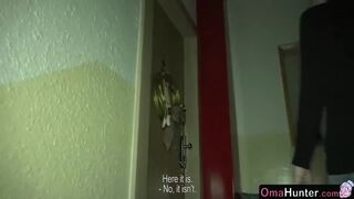 Old Granny and Teen Girl with herl old boyfriend fucking together