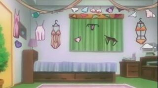 Roped anime coed with muzzle gets fucked by maskerman