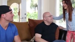 Teen Sally Squirt Sucks Big Cock Of Fathers Friend
