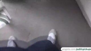 Horny Blondie accepts cash for great sex action