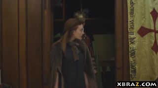 King fucks his busty slutty servants Jasmine and Anissa