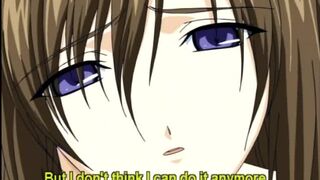 Sexy anime self masturbating and shoving vibrator