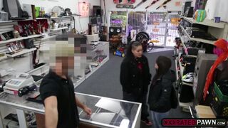 Adorable busty stealing sluts gets hardly fucked in the office
