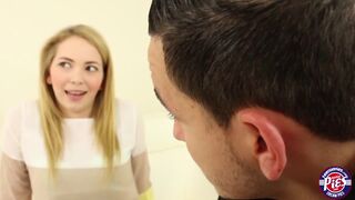 Slutty teen Angel Smalls loves sucking massive cock