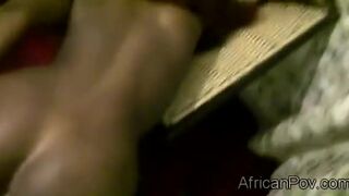 Stunning African babe savagely smashed by white tourist