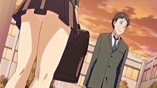 Japanese hentai sucking bigcock and splashing cum
